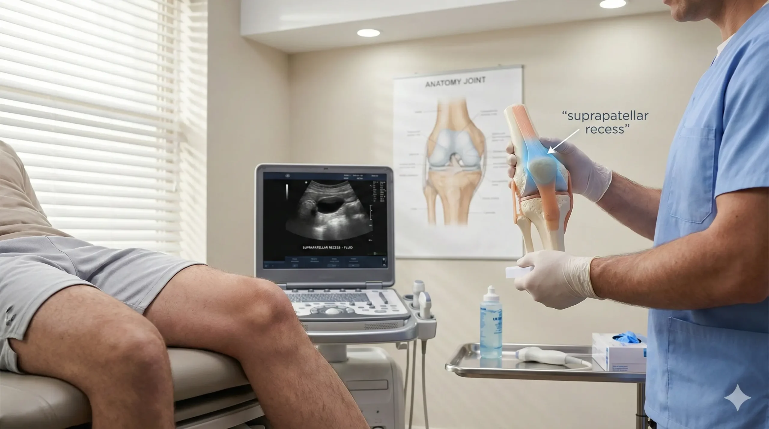 récessus sous quadricipital genou