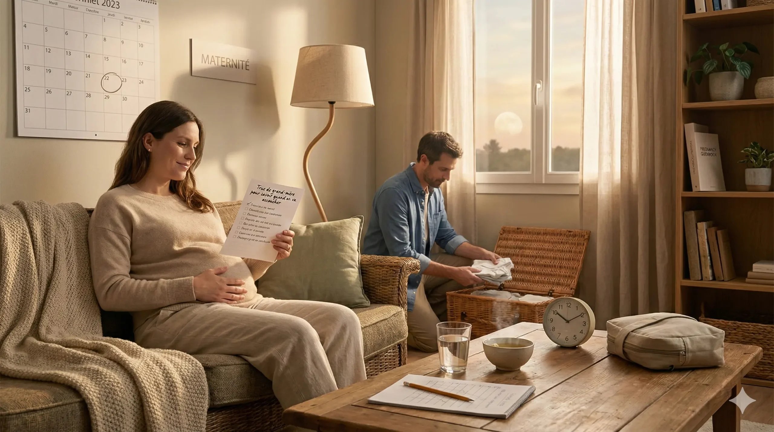 truc de grand-mère pour savoir quand on va accoucher