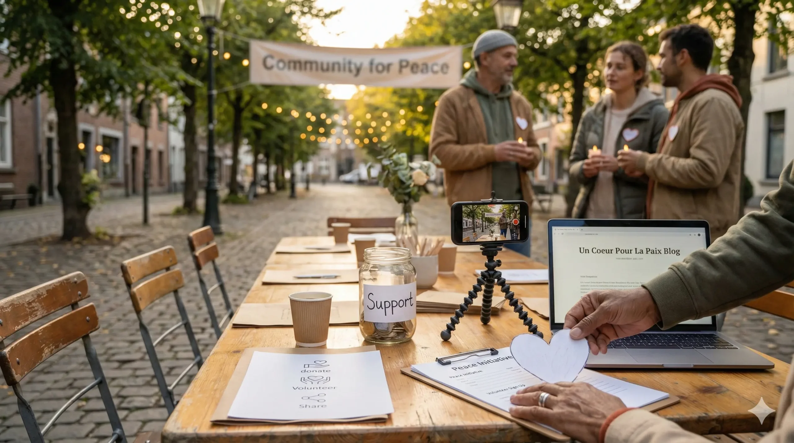 un coeur pour la paix blog