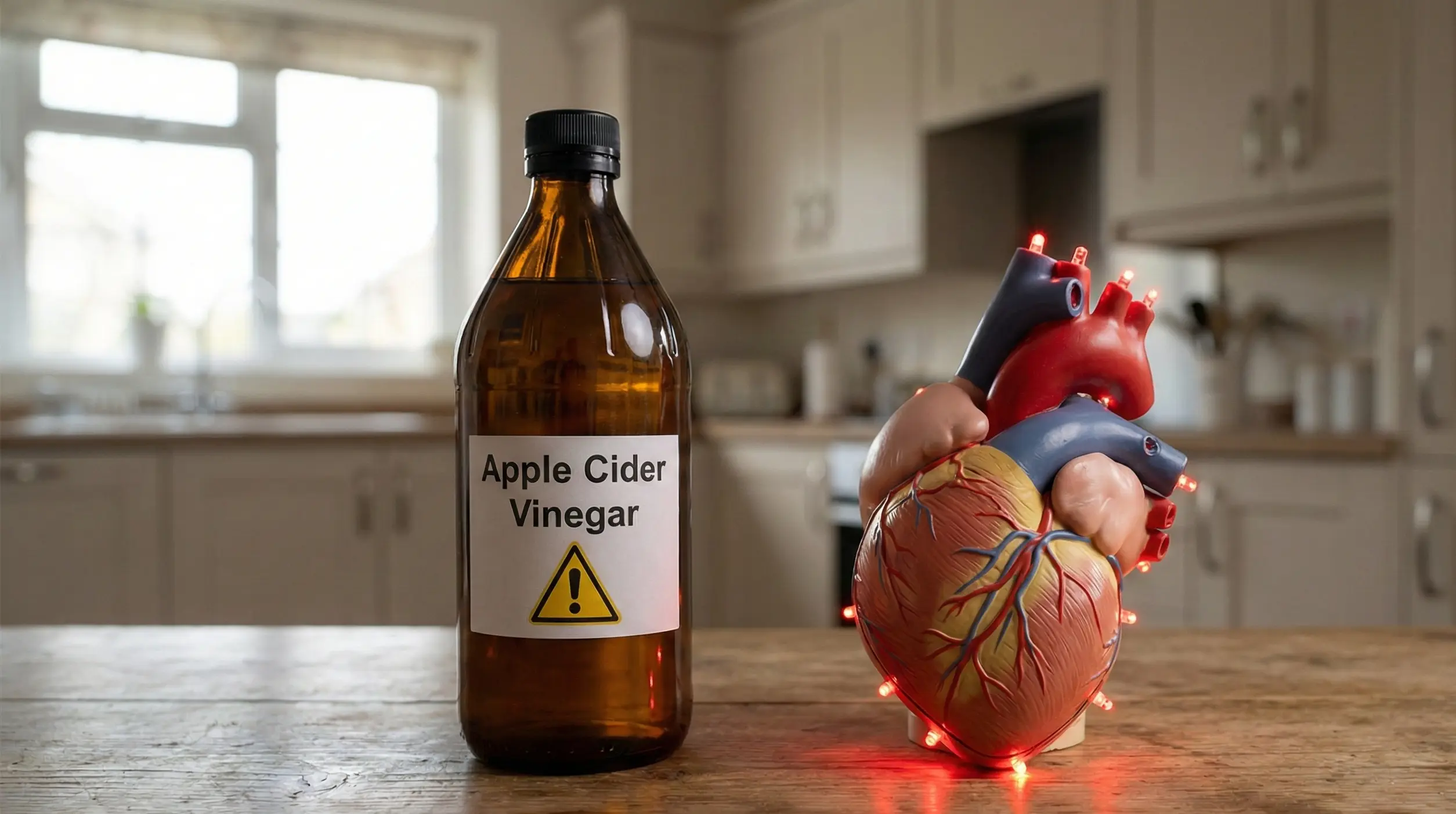 vinaigre de cidre dangereux pour le cœur