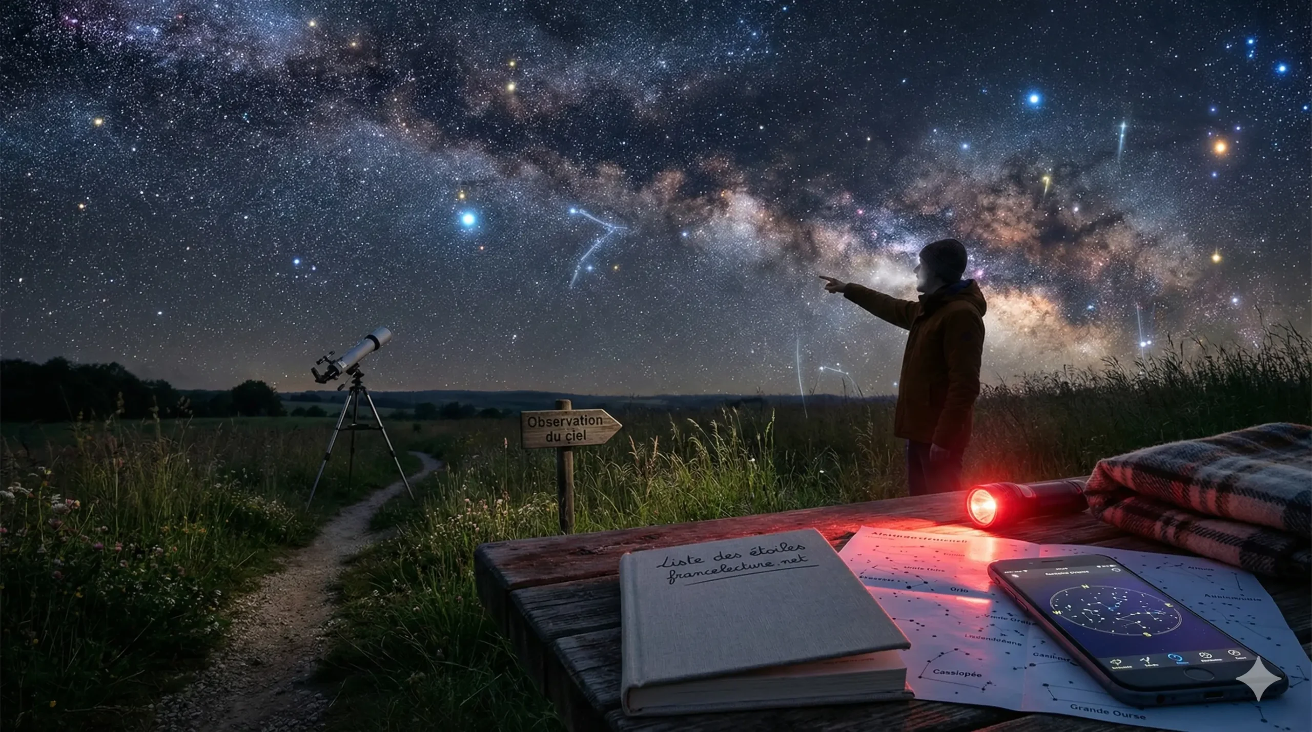 liste des étoiles francelecture.net