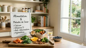 maladie de sever et alimentation