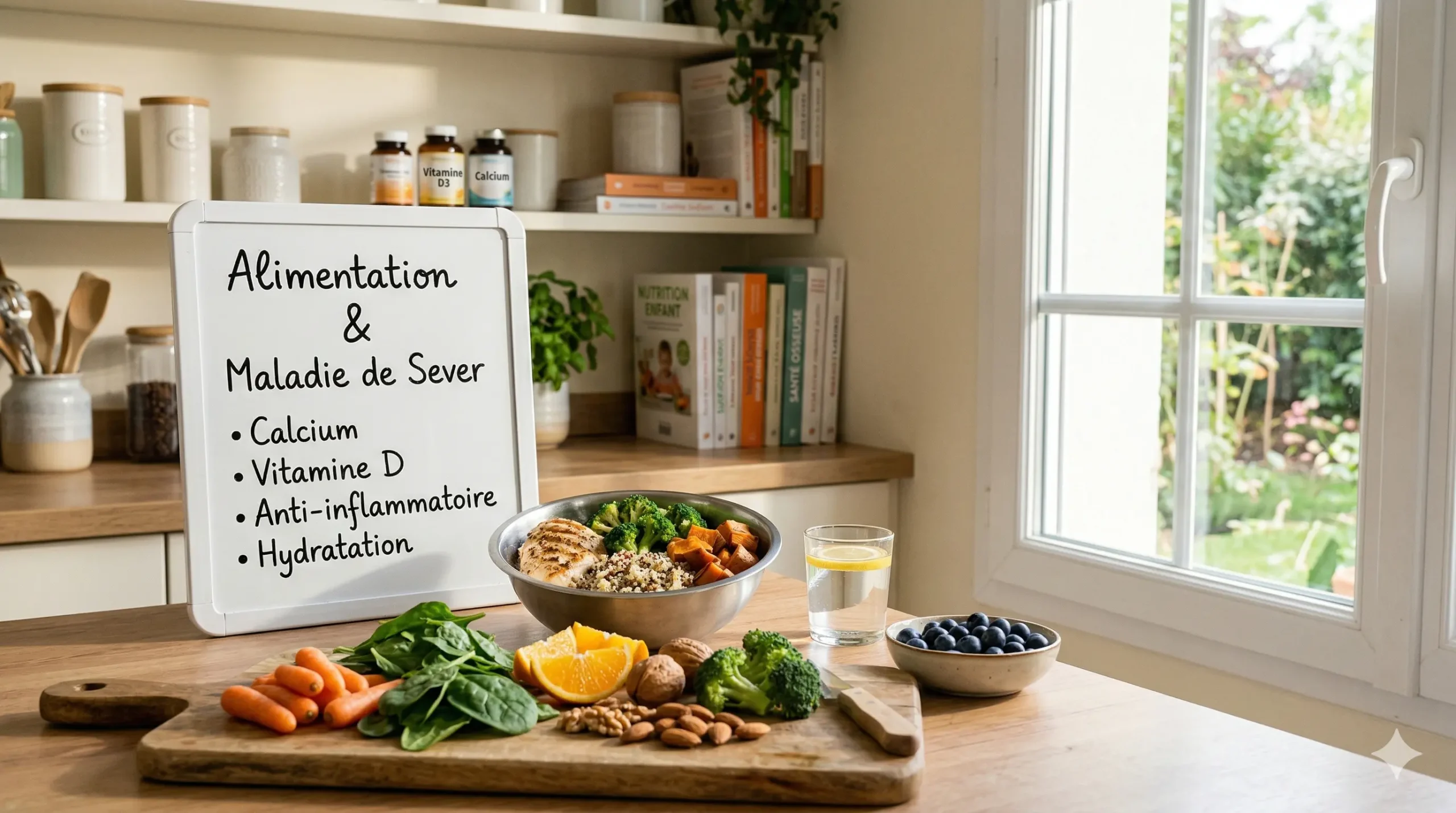 maladie de sever et alimentation